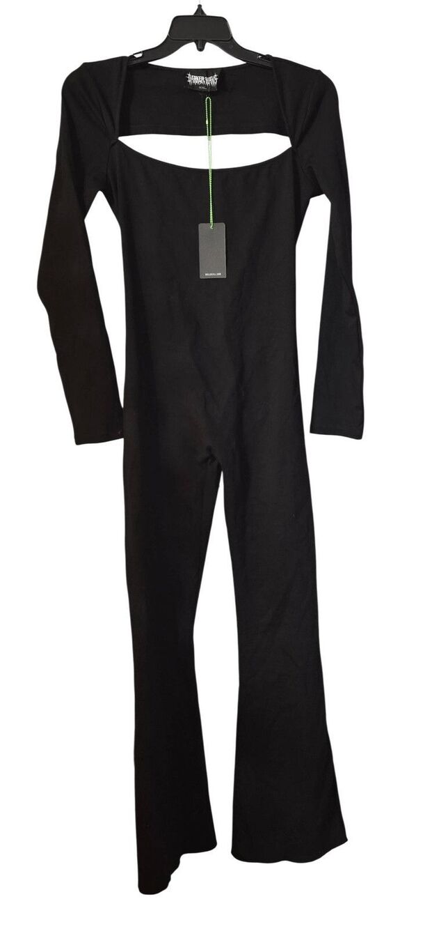 Darker Wavs Signal Open Back Catsuit